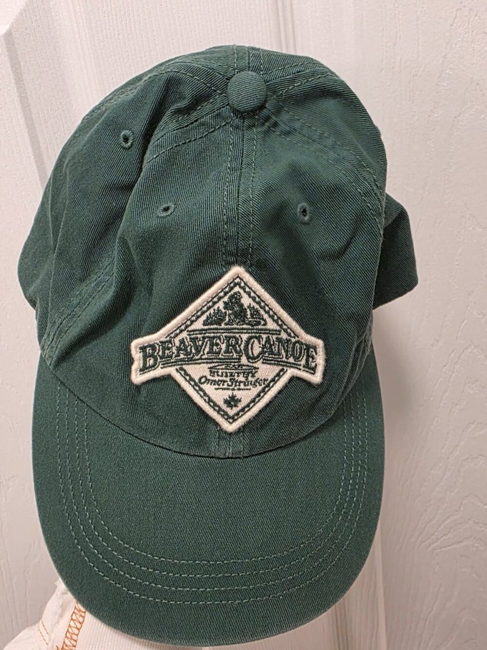 Roots Beaver Canoe Baseball Cap - Green